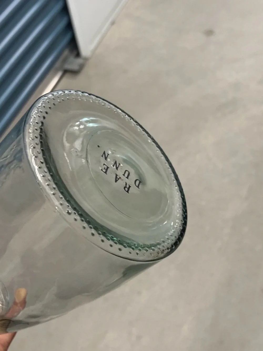 Blessed Clear Glass Decorative Vase